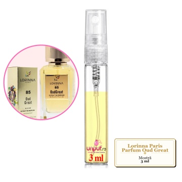 Mostra fiola din Parfumul Lorinna Paris Oud Great, decant sticla cu pulverizator - Img 2