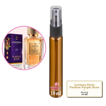 Mostra fiola din Parfumul Lorinna Paris Purple Rose, decant sticla cu pulverizator - Img 4