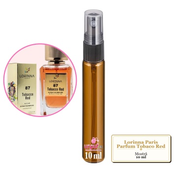 Mostra fiola din Parfumul Lorinna Paris Tobaco Red, decant sticla cu pulverizator - Img 4