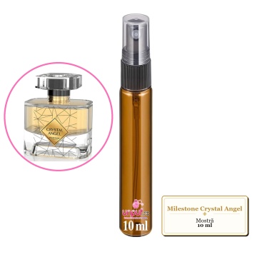 Mostra fiola din Parfumul Milestone Crystal Angel, decant sticla cu pulverizator