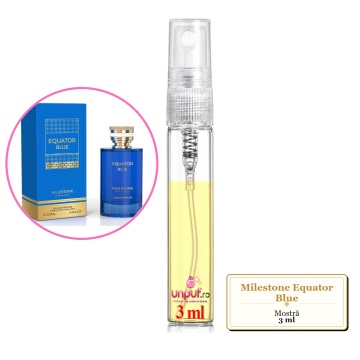Mostra fiola din Parfumul Milestone Equator Blue, decant sticla cu pulverizator - Img 2
