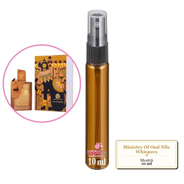 Mostra fiola din Parfumul Ministry Of Oud Nile Whispers, decant sticla cu pulverizator