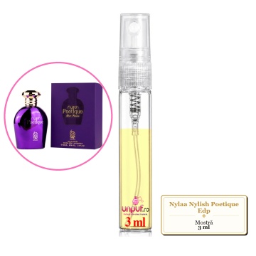 Mostra fiola din Parfumul Nylaa Nylish Poetique Edp, decant sticla cu pulverizator - Img 3