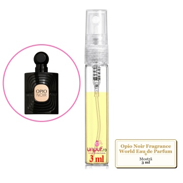 Mostra fiola din Parfumul Opio Noir Fragrance World Eau de Parfum, decant sticla cu pulverizator - Img 3