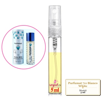 Mostra fiola din Parfumul Parfumat 711 Bianco White, decant sticla cu pulverizator - Img 3