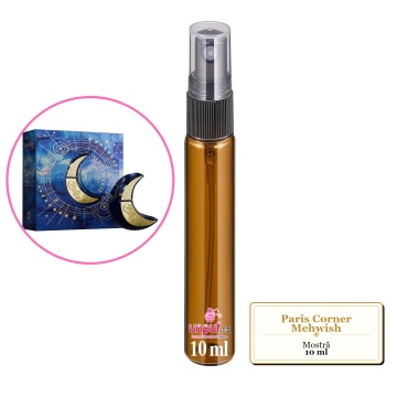 Mostra fiola din Parfumul Paris Corner Mehwish, decant sticla cu pulverizator