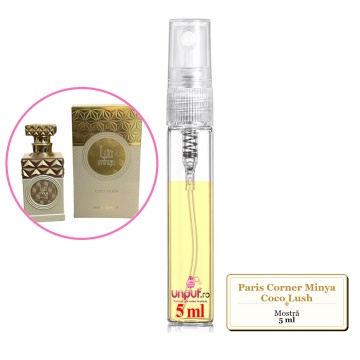 Mostra fiola din Parfumul Paris Corner Minya Coco Lush, decant sticla cu pulverizator - Img 4