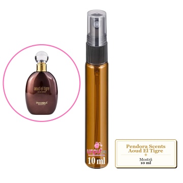 Mostra fiola din Parfumul Pendora Scents Aoud El Tigre, decant sticla cu pulverizator - Img 3