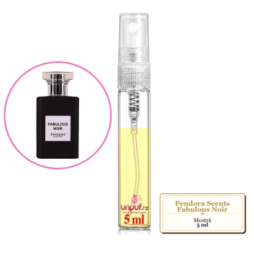 Mostra fiola din Parfumul Pendora Scents Fabulous Noir, decant sticla cu pulverizator - Img 4