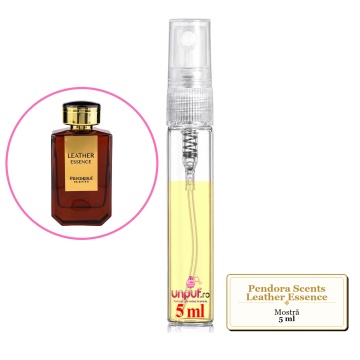 Mostra fiola din Parfumul Pendora Scents Leather Essence, decant sticla cu pulverizator - Img 4
