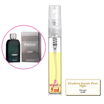 Mostra fiola din Parfumul Pendora Scents Pure Male, decant sticla cu pulverizator - Img 4