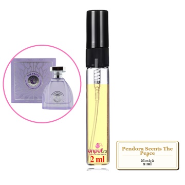 Mostra fiola din Parfumul Pendora Scents The Peace, decant sticla cu pulverizator