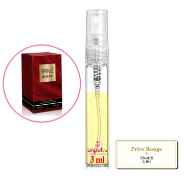 Mostra fiola din Parfumul Prive Rouge, decant sticla cu pulverizator - Img 3