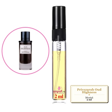 Mostra fiola din Parfumul Privezarah Oud Highness, decant sticla cu pulverizator - Img 2