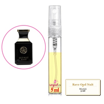Mostra fiola din Parfumul Rave Oud Nuit, decant sticla cu pulverizator - Img 4