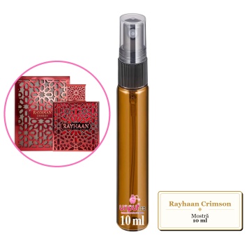 Mostra fiola din Parfumul Rayhaan Crimson, decant sticla cu pulverizator - Img 3