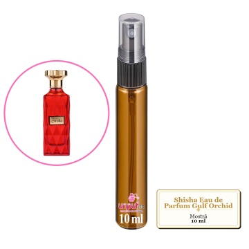 Mostra fiola din Parfumul Shisha Eau de Parfum Gulf Orchid , decant sticla cu pulverizator