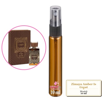 Mostra fiola din Parfumul Zimaya Amber Is Great, decant sticla cu pulverizator - Img 3