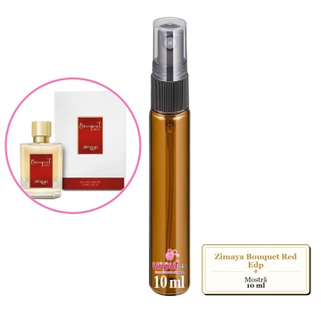 Mostra fiola din Parfumul Zimaya Bouquet Red Edp, decant sticla cu pulverizator