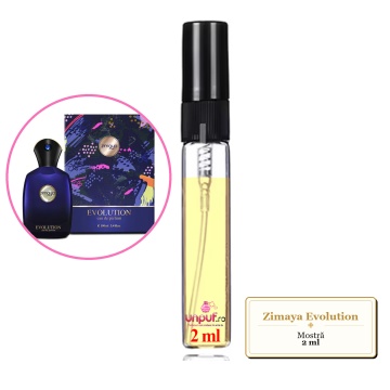 Mostra fiola din Parfumul Zimaya Evolution, decant sticla cu pulverizator - Img 1
