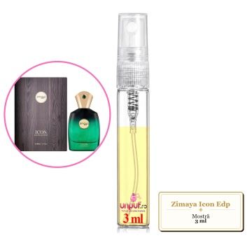 Mostra fiola din Parfumul Zimaya Icon Edp, decant sticla cu pulverizator - Img 3
