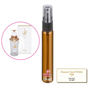 Mostra fiola din Parfumul Zimaya Taraf White Edp, decant sticla cu pulverizator - Img 3