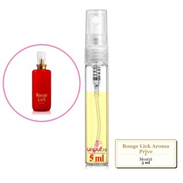 Mostra fiola din Rouge Lick Aroma Prive, decant sticla cu pulverizator - Img 3