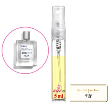 Mostra fiola din Sinful Aro Fac, decant sticla cu pulverizator - Img 3