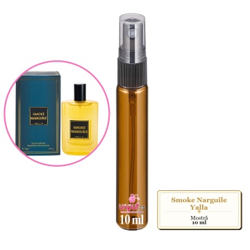Mostra fiola din Smoke Narguile Yalla, decant sticla cu pulverizator - Img 4