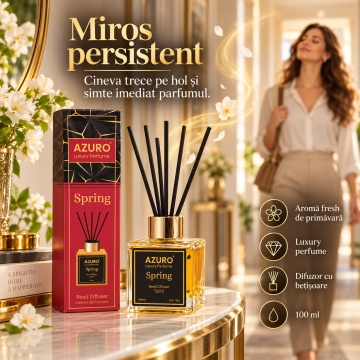 Odorizant Cameră Azuro Spring Luxury Perfume – 100 ml - Img 2
