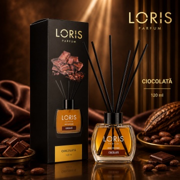 Odorizant de Cameră cu Bețișoare Parfumate Loris Parfum Chocolate, 120 ml, Esență Ciocolată, Miros Plăcut și Persistent - Img 7