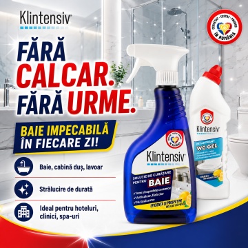 Pachet curatare baie si WC Klintensiv – 500 ml + 750 ml - Img 3