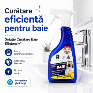 Pachet solutii curatenie baie premium Klintensiv KlinSmart – 2,25 L - Img 3