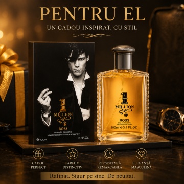 Parfum 1 Million Ross, Apă de Toaletă Bărbat, 100 ml, Inspirat din 1 Million Rabanne - Img 7