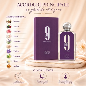 Parfum Afnan 9 Pm Pour Femme Edp 100 ml - Img 9