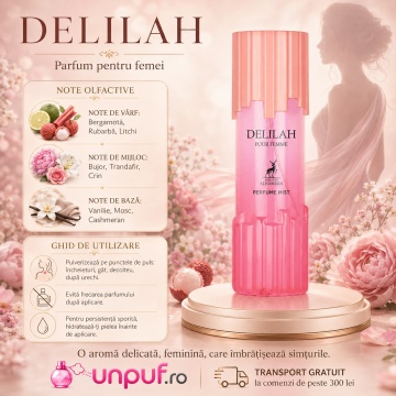 Parfum Alhambra Delilah Pour Femme Body Mist 250 ml ,arăbesc , Damă - Img 8