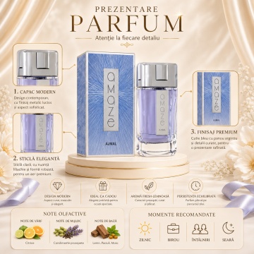 Parfum Arăbesc Ajmal Amaze Him 100 ml, Damă, edp - Img 3