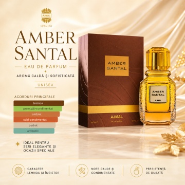 Parfum Arăbesc Ajmal Amber Santal 100 ml, Damă, edp - Img 3
