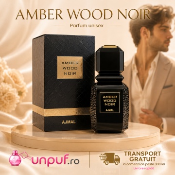 Parfum Arăbesc Ajmal Amber Wood Noir 50 ml, Damă, edp - Img 8