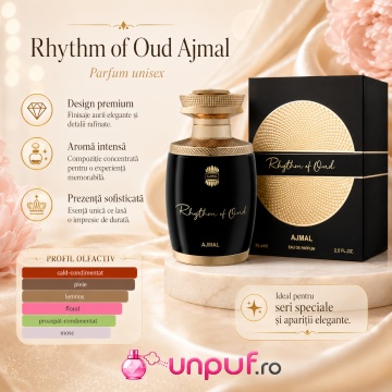 Parfum Arăbesc Ajmal Rhythm Of Oud 75 ml, Damă, edp - Img 3