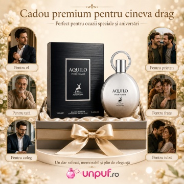 Parfum Arăbesc Alhambra Aquilo Pour Homme Maison Alhambra 100 ml, Apă de Parfum Bărbați, Aromă Aromatic Lemnoasă, Inspirat Aqua Pour Homme - Img 7