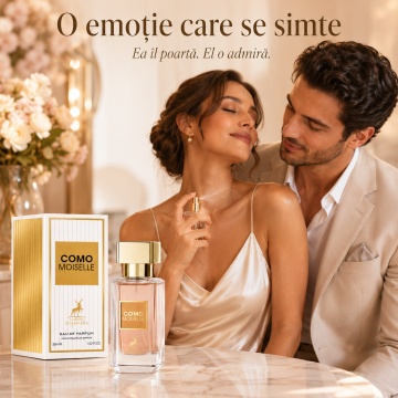 Parfum Arăbesc Alhambra Como Moiselle 30 ml, Apă de Parfum Damă, Maison Alhambra, Inspirat Coco Mademoiselle, Aromă Oriental Modernă cu Note Fructate, Bergamotă, Condimente, Iasomie, Trandafir, Note Lemnoase, Cedru, Ambră, Mosc și Vanilie - Img 5
