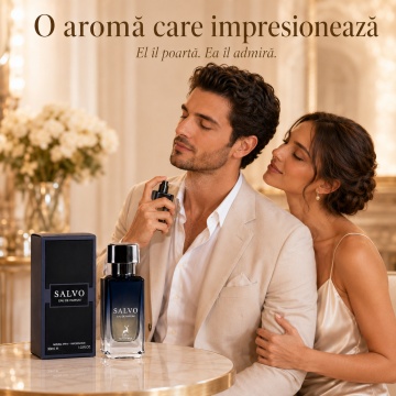 Parfum Arăbesc Alhambra Salvo 30 ml, Apă de Parfum Bărbați, Maison Alhambra, Inspirat Sauvage, Aromă Aromatic Proaspătă cu Note Citrice, Bergamotă, Piper, Patchouli, Geranium, Lavandă, Ambroxan, Cedru și Labdanum - Img 5