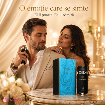 Parfum Arăbesc Alhambra Sceptre Oceana 100 ml, Apă de Parfum Bărbați, Maison Alhambra, Inspirat Gemme Orom, Aromă Acvatic Proaspătă cu Grapefruit, Note Marine, Bergamotă, Lămâie, Lavandă, Note Ozonice, Salvie, Cedru, Ambroxan și Mosc - Img 5