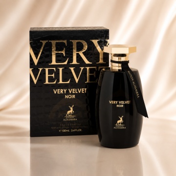 Parfum Arăbesc Alhambra Very Velvet Noir Maison Alhambra 100 ml, Apă de Parfum Damă, Aromă Oriental Ambrată, Inspirat Very Sexy Night