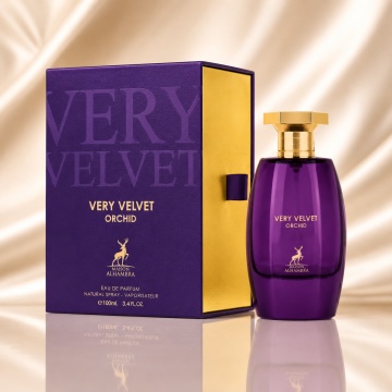 Parfum Arăbesc Alhambra Very Velvet Orchid Maison Alhambra 100 ml, Apă de Parfum Unisex, Damă și Bărbat, Aromă Floral Fructată, Inspirat Very Sexy Orchid