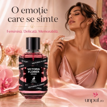 Parfum Arăbesc Alhambra Victoria Flower Orchid 100 ml, Apă de Parfum Damă, Maison Alhambra, Inspirat Flowerbomb Ruby Orchid, Aromă Floral Fructată cu Bergamotă, Fructe Delicate, Pară, Bujor, Flori Albe, Iasomie, Trandafir, Lemn Alb, Mosc și Vanilie - Img 5