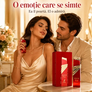 Parfum Arăbesc Alhambra Vogue Rouge 100 ml, Apă de Parfum Damă, Maison Alhambra, Inspirat Voce Viva, Aromă Floral Orientală cu Fructe Roșii, Bergamotă, Piper Roz, Bujor, Iasomie, Trandafir, Patchouli, Ambră, Mosc și Vanilie - Img 5