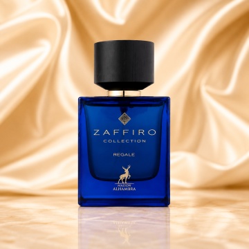 Parfum Arăbesc Alhambra Zaffiro Collection Regale Maison Alhambra 100 ml, Apă de Parfum Unisex, Damă și Bărbat, Aromă Oriental Modernă, Inspirat Regent Leather - Img 2