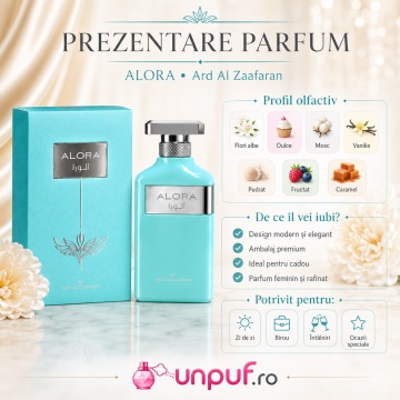 Parfum Arăbesc Alora Ard Al Zaafaran 100 ml, Apă de Parfum Unisex Damă și Bărbat, Aromă Floral Fructată Inspirată de La Vie Est Belle - Img 3